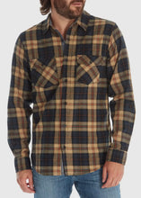 Load image into Gallery viewer, Deer Camp Long Sleeve Flannel Shirt (Espresso)