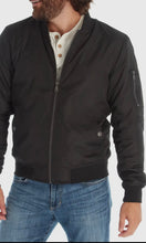 Load image into Gallery viewer, Blackout Elite Sherpa Lined Bomber Jacket (Black)