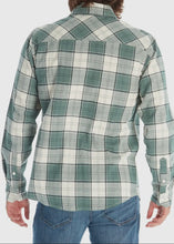 Load image into Gallery viewer, Shotgun Western Long Sleeve Flannel Shirt (Green)