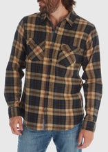 Load image into Gallery viewer, Deer Camp Long Sleeve Flannel Shirt (Espresso)
