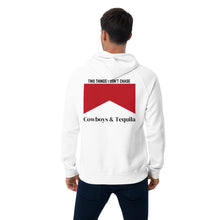 Load image into Gallery viewer, Two Things We Don't Chase Liquor & Cowboys Hoodie (White)