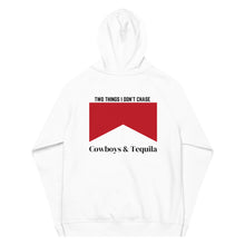Load image into Gallery viewer, Two Things We Don't Chase Liquor & Cowboys Hoodie (White)