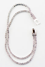 Load image into Gallery viewer, Double Trouble Tennis Bracelet (Silver)