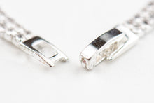 Load image into Gallery viewer, Double Trouble Tennis Bracelet (Silver)