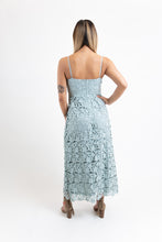 Load image into Gallery viewer, Night of Perfection Cotton Lace Maxi Dress (Mint)