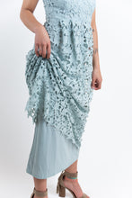 Load image into Gallery viewer, Night of Perfection Cotton Lace Maxi Dress (Mint)