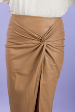 Load image into Gallery viewer, Dressed to impress, is an understatement when you wear our Business First Faux Leather Mini Skirt! This skirt is perfect to pair with any top!