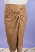 Load image into Gallery viewer, Dressed to impress, is an understatement when you wear our Business First Faux Leather Mini Skirt! This skirt is perfect to pair with any top!