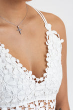 Load image into Gallery viewer, Elevate any outfit with our Keeping it Simple Lace Bralette! Its Floral design and double strap detail is the perfect combination to elevate any outfit!