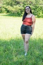 Load image into Gallery viewer, This Super-Soft basic crop top is the perfect piece to compliment any staple piece in your closet! Stay comfy and cute in our Meaningful Moments Cropped Tank Top!