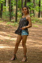 Load image into Gallery viewer, Casual and flirty, this top is perfect for a get together with the girls! Pair this tunic with some denim shorts and sandals for a casual summer look for dress it up with some demin and heels.