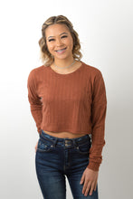 Load image into Gallery viewer, Basics Build the Best Outfits! Our Taking Action Top is the be layering piece to be paired with all your shackets this season!