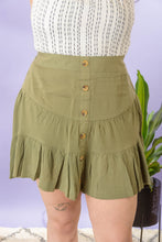 Load image into Gallery viewer, The Perfect skirt to keep you cool in the hot summer heat! You won't want to miss out on our Wandering Soul mini Skirt! Pair our Wandering Soul Skirt with Our Between The Lines Crop Top For the Perfect Boho Fit'.