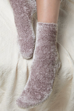 Load image into Gallery viewer, Toasty Toes Plush Soft Chenille Socks