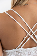 Load image into Gallery viewer, Elevate any outfit with our Keeping it Simple Lace Bralette! Its Floral design and double strap detail is the perfect combination to elevate any outfit!