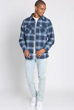 Load image into Gallery viewer, Jachs Plaid Shirt Jacket (Blue)
