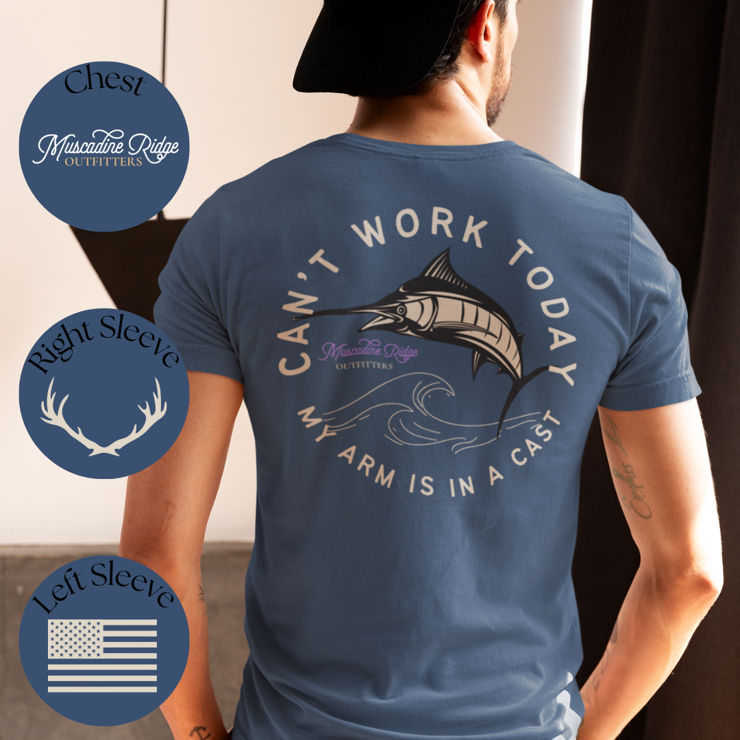 Can't Work Today My Arm Is In a Cast Unisex T-Shirt