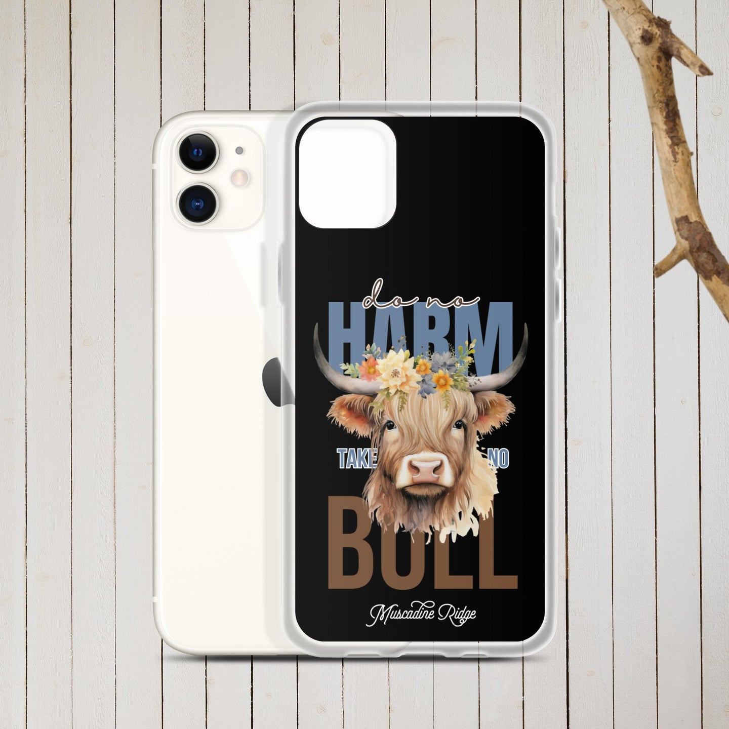 Do No Harm Take No Bull Case for iPhone® (Black)