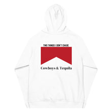 Load image into Gallery viewer, Two Things We Don&#39;t Chase Liquor &amp; Cowboys Hoodie (White)
