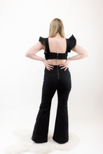 Load image into Gallery viewer, Our Modern Sophistication Ruffle Sleeve Romper is a total Show Stopper! Don&#39;t miss out on what all the Boss Babes are wearing! 
