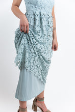 Load image into Gallery viewer, Night of Perfection Cotton Lace Maxi Dress (Mint)
