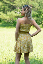 Load image into Gallery viewer, You won&#39;t want to miss out on the perfect sunday brunch dress! We think with it&#39;s smocked waist band and key-hole detail, this dainty dress wil look great on anyone. Throw on a cute denim jacket, belt, blue-turquoise accessories, and a pair of cowgirl boots for an adorable western look; or add a white cardigan and a pair of white sandels! This dress is a summer must have.
