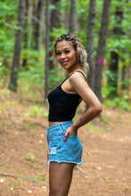 Load image into Gallery viewer, This Super-Soft basic crop top is the perfect piece to compliment any staple piece in your closet! Stay comfy and cute in our Meaningful Moments Cropped Tank Top!
