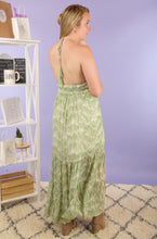 Load image into Gallery viewer, Talk about the ideal vacation dress! You will look like a beach babe in our Ocean Sunset Halter Neck. Pair this statement piece with some nude sandals for a classic look. You won&#39;t want to miss out on the ideal Summer Dress!
