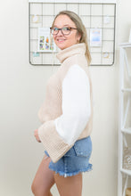 Load image into Gallery viewer, This two toned, Boxy Fit, Wide Sleeve Sweater has a Simple but Impactful design that You&#39;ll Love! Pair our Schedule Plans Sweater with some basic denim, or leggings for a cute, comfy, and conservative fit&#39;!
