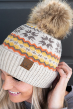 Load image into Gallery viewer, On Nordic Time CC Crafted Pom Detail Beanie
