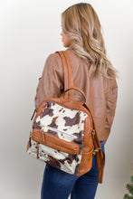 Load image into Gallery viewer, Weekend Rush CowPrint Backpack
