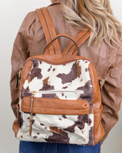 Load image into Gallery viewer, Weekend Rush CowPrint Backpack
